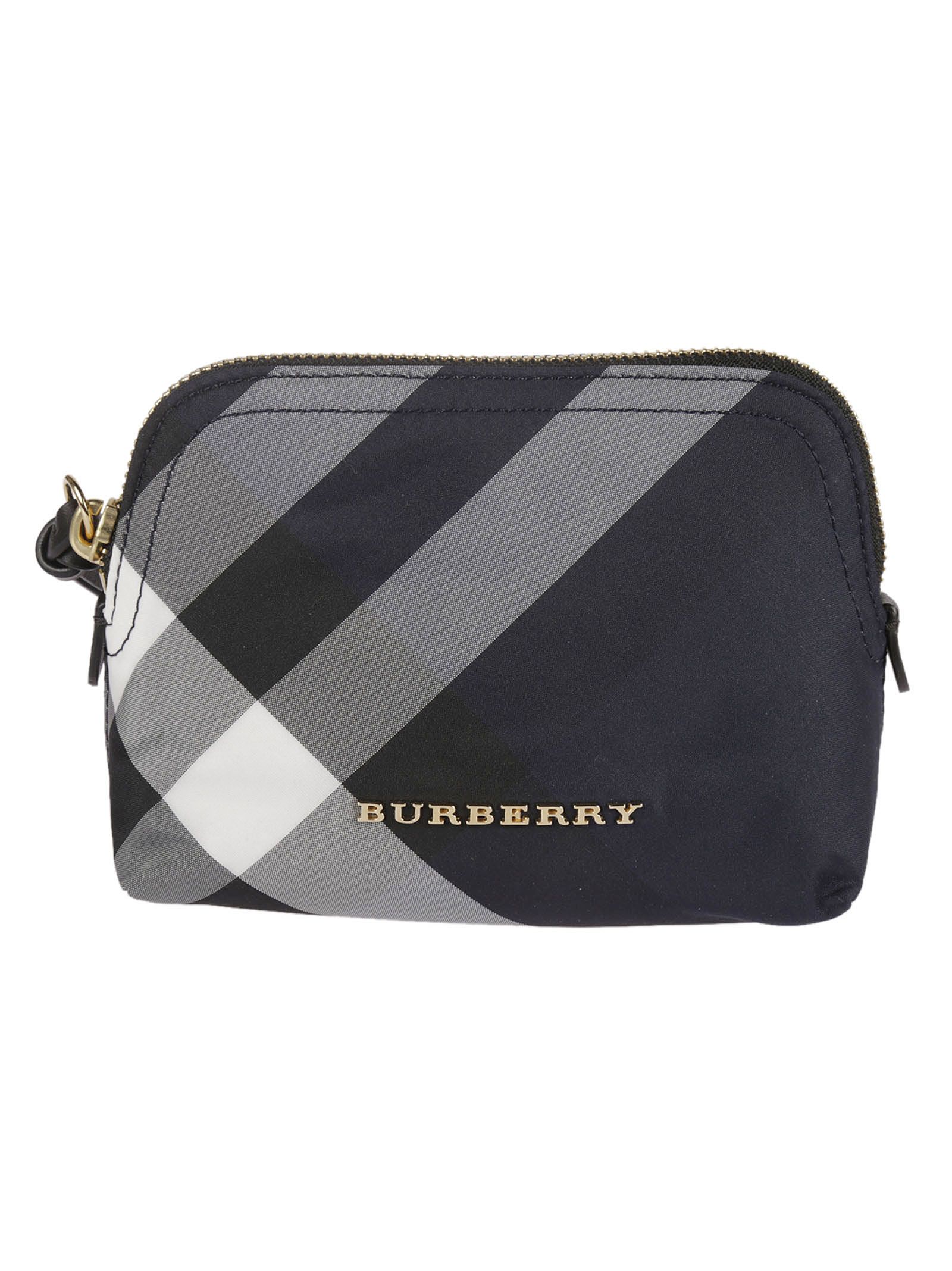 Burberry - Burberry Checked Clutch - Blue, Women's Clutches | Italist