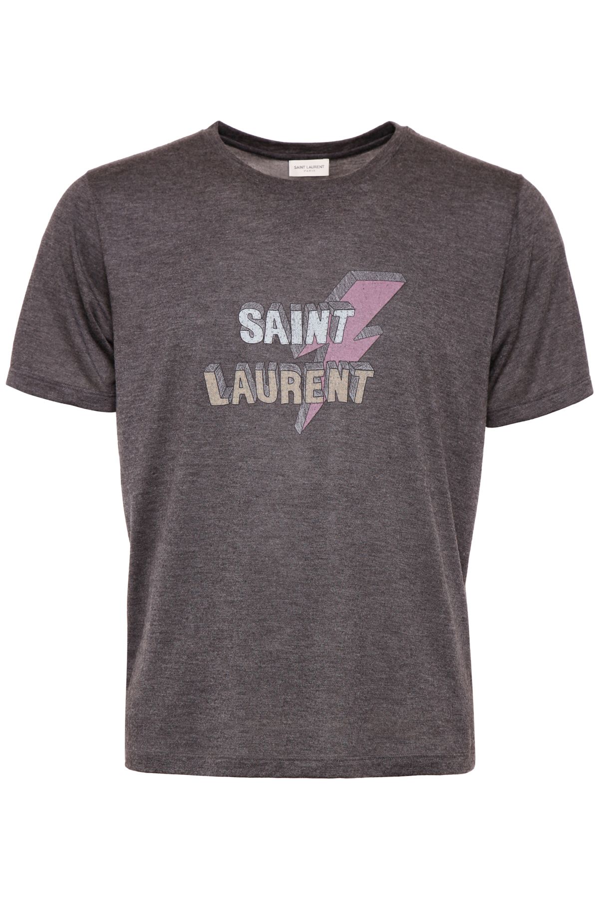 saint laurent t shirt lightning bolt women's