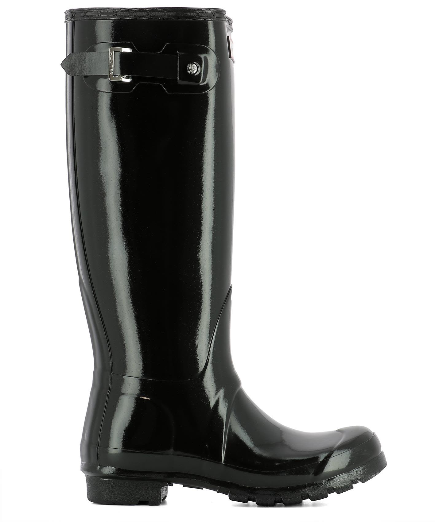 Hunter - Black Rubber Boots - Black, Women's Boots | Italist