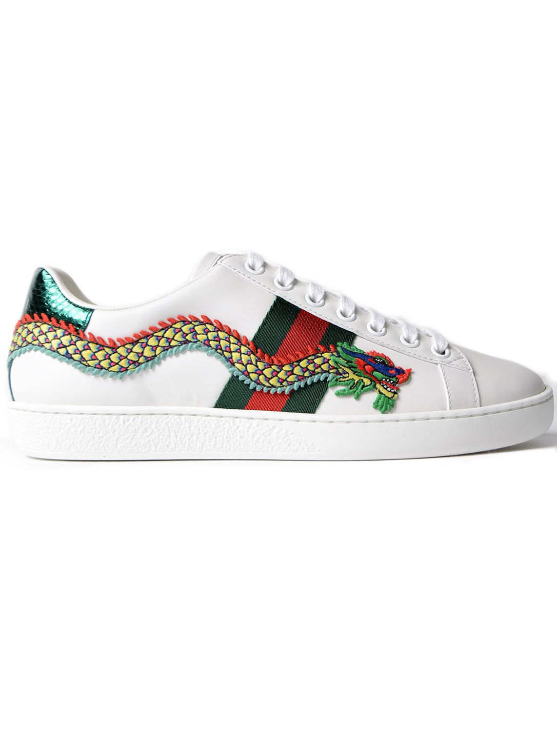 Gucci - Gucci Dragon Low-top Sneakers - White - 475221/A38G0 9064 ...