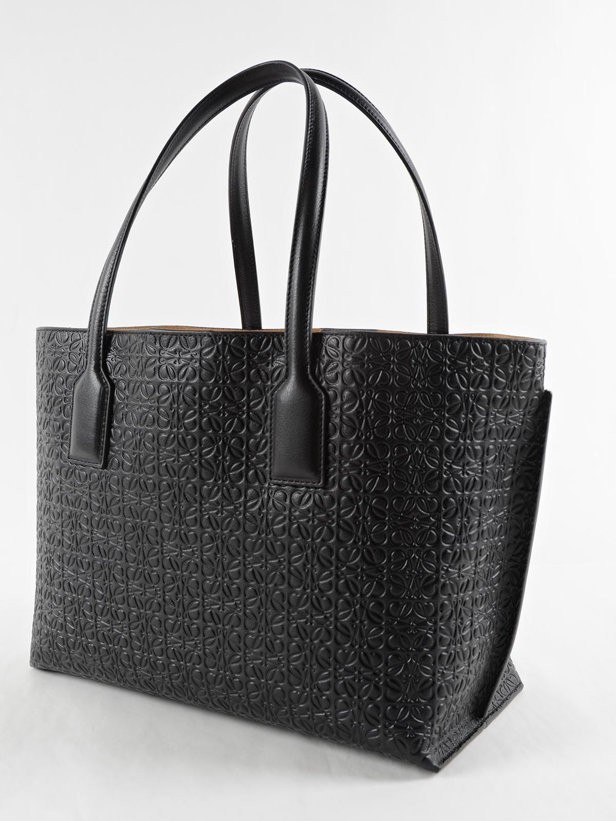 Loewe - Loewe T Shopper Bag - Black, Women's Totes | Italist