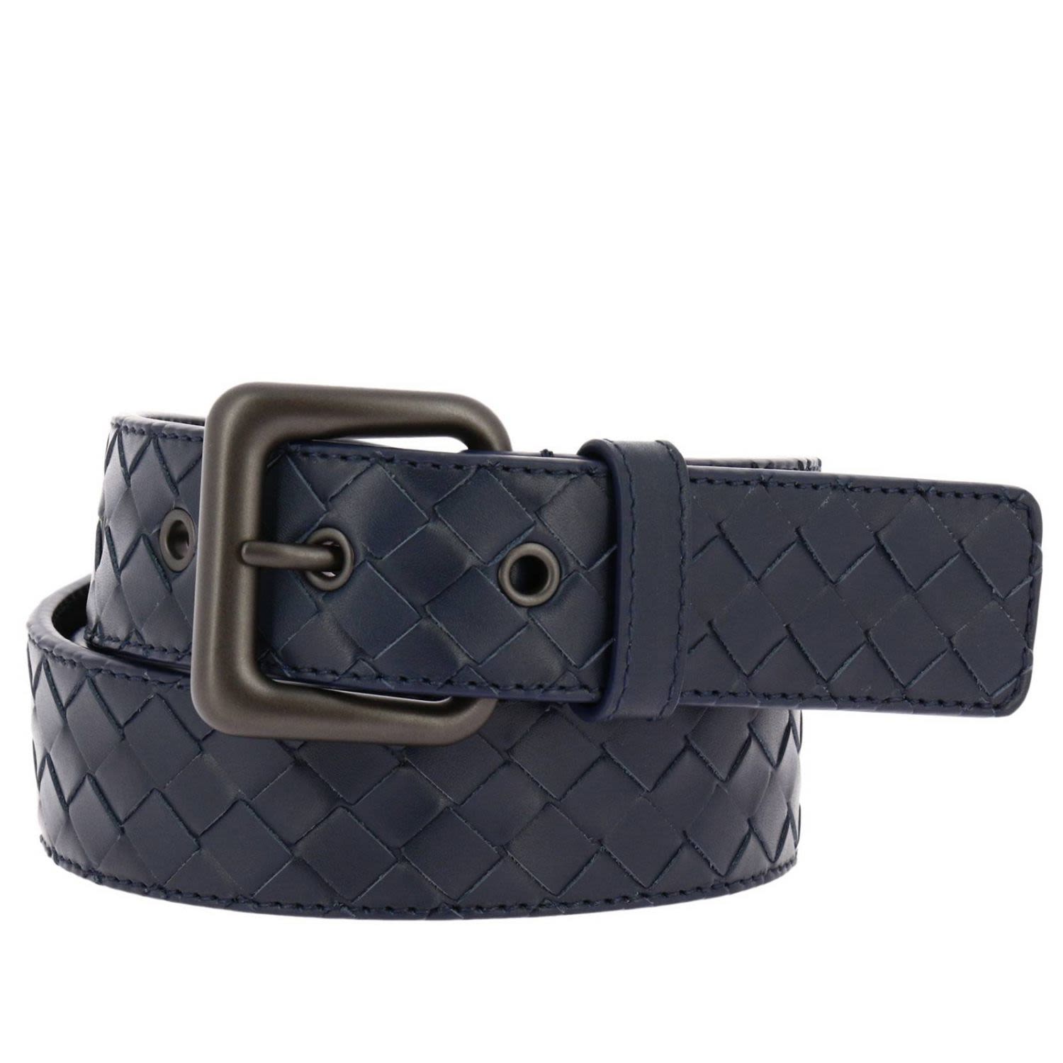 Bottega Veneta - Belt Belt Men Bottega Veneta - navy, Men's Belts | Italist