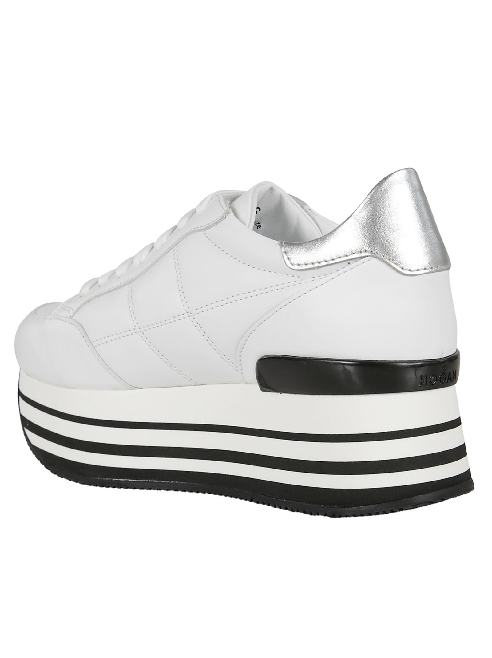 Hogan - Hogan Maxi H222 Platform Sneakers, Women's Sneakers | Italist