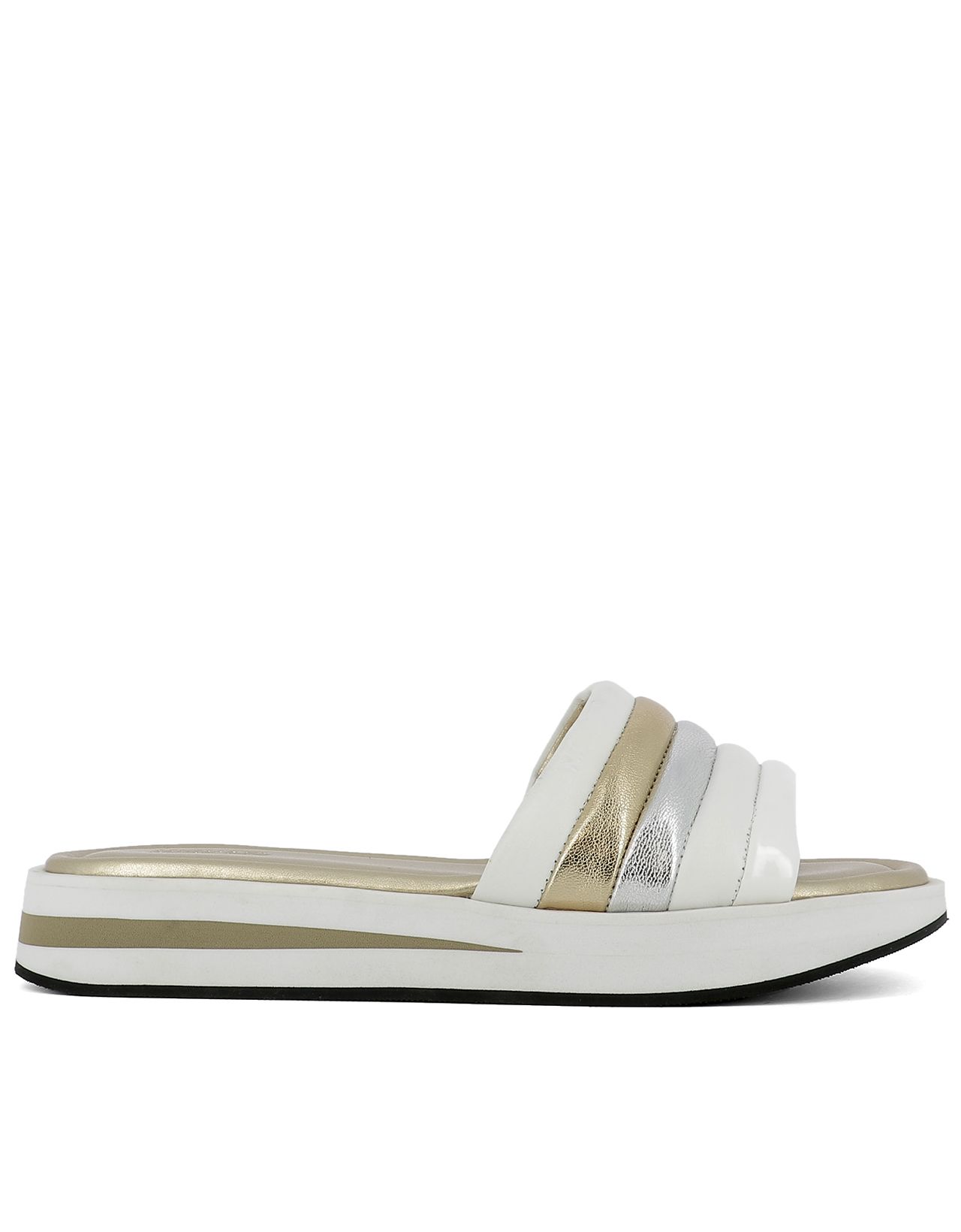 White Leather Sandals