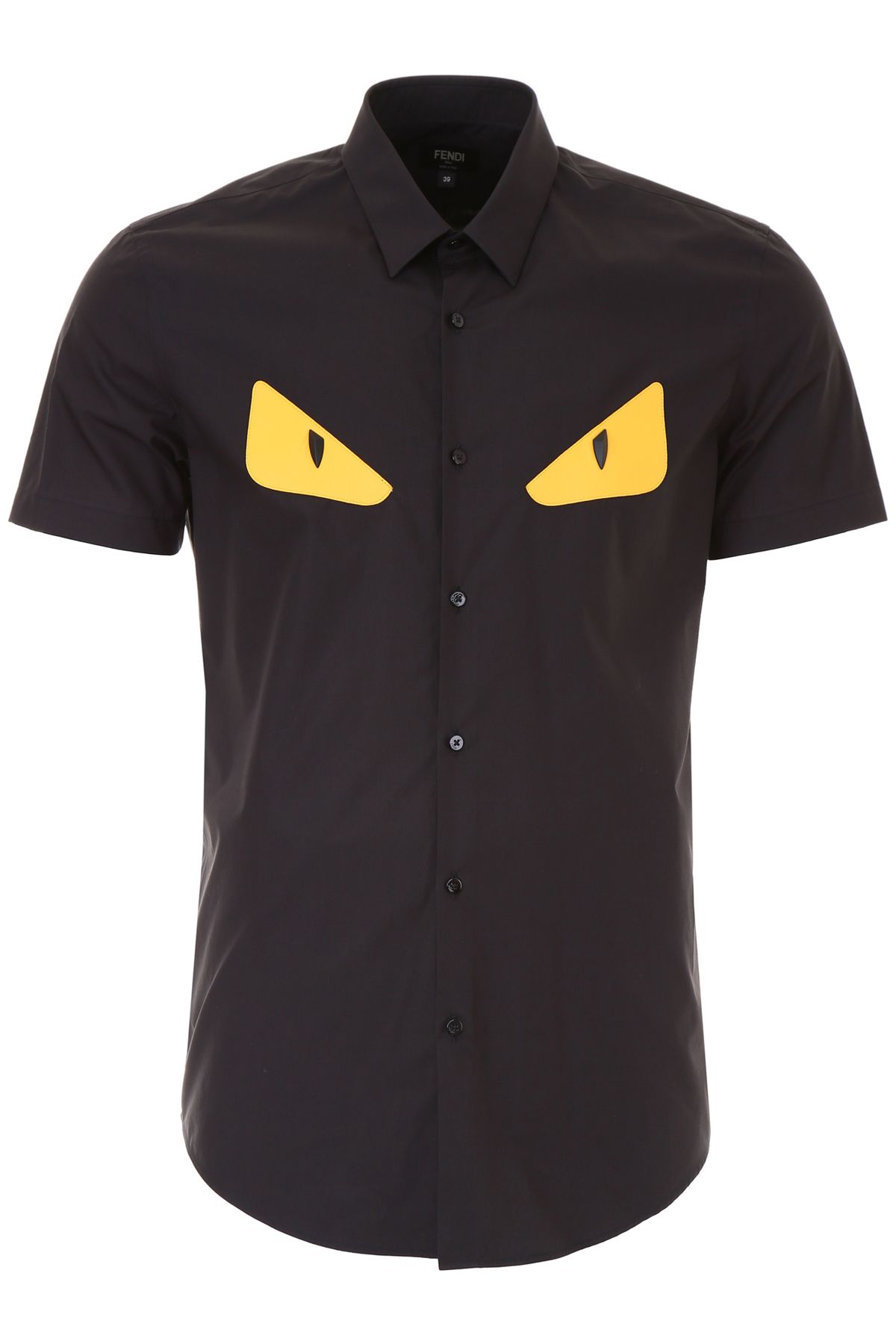 yellow and black fendi shirt