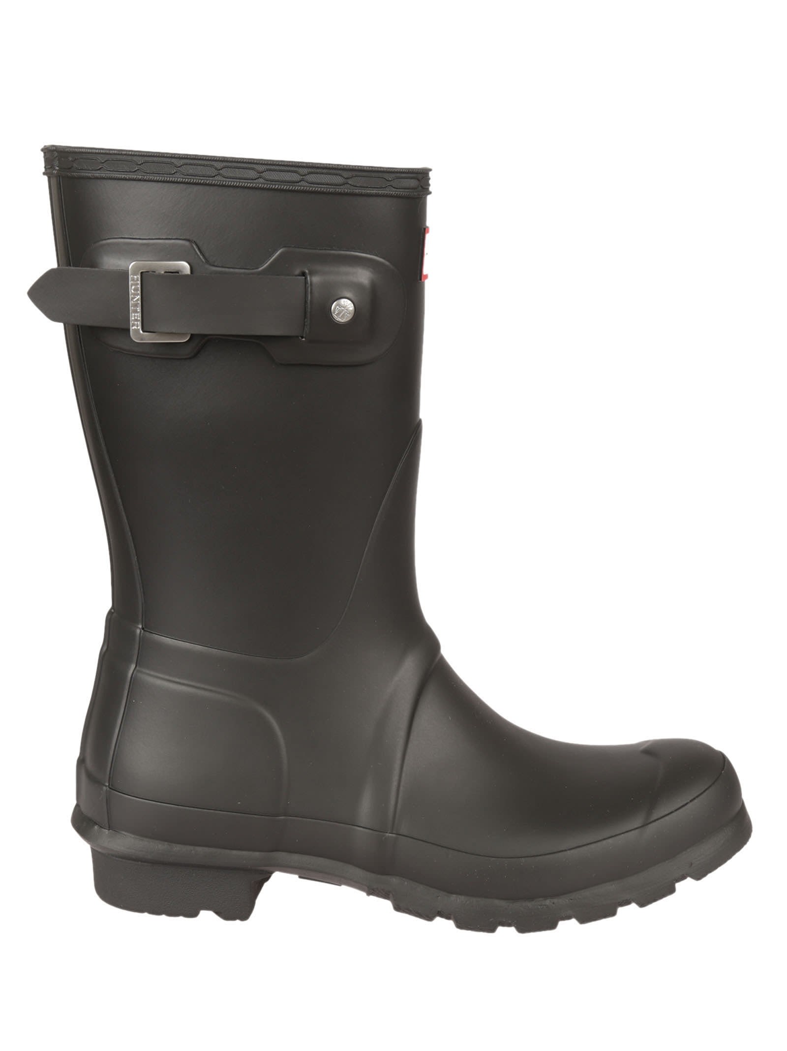 Hunter - Hunter Black Short Rain Boots - Black, Women's Boots | Italist