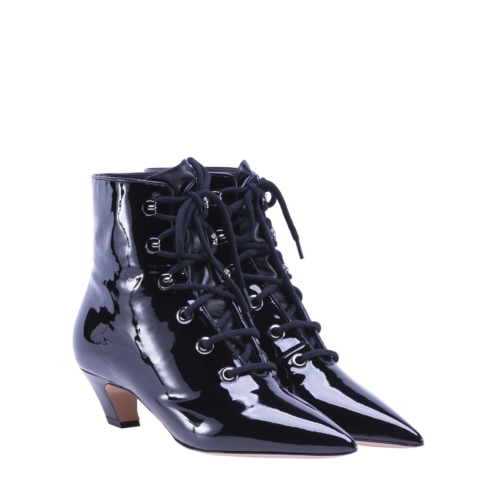 Dior - Christian Dior Lace Up Boots - BLACK, Women's Boots | Italist