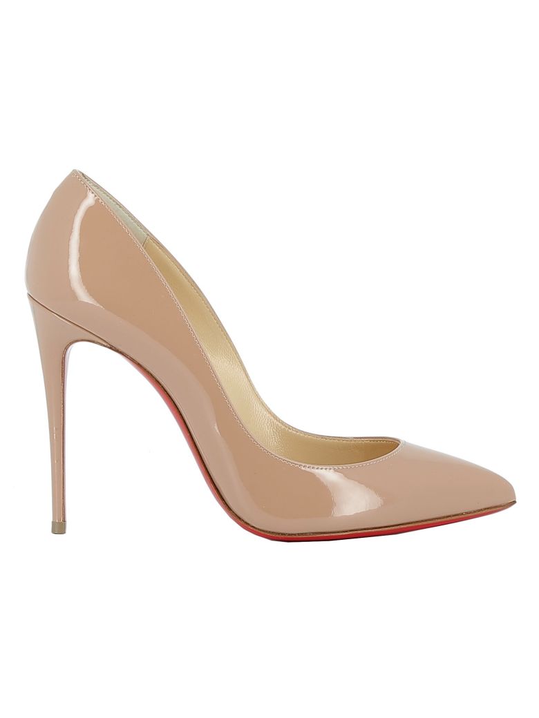 CHRISTIAN LOUBOUTIN NUDE PATENT LEATHER PUMPS,10587149