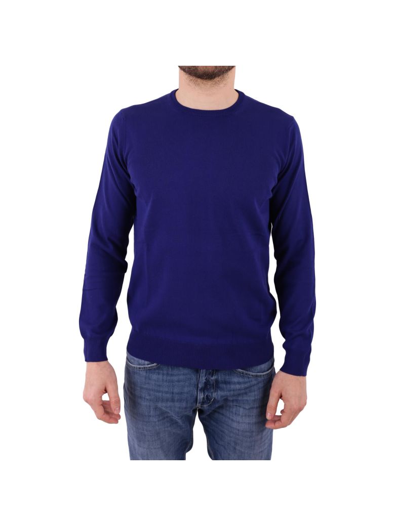 Kangra Cotton Sweater In Blue