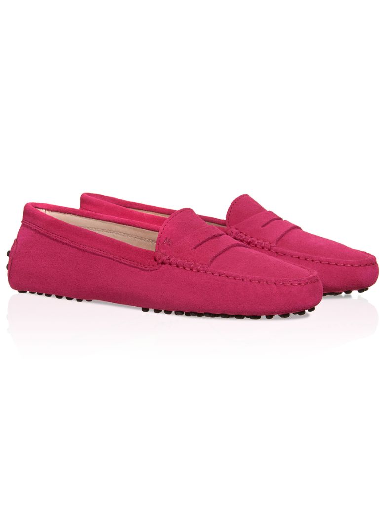 Tod's Classic Loafers In Fuxia