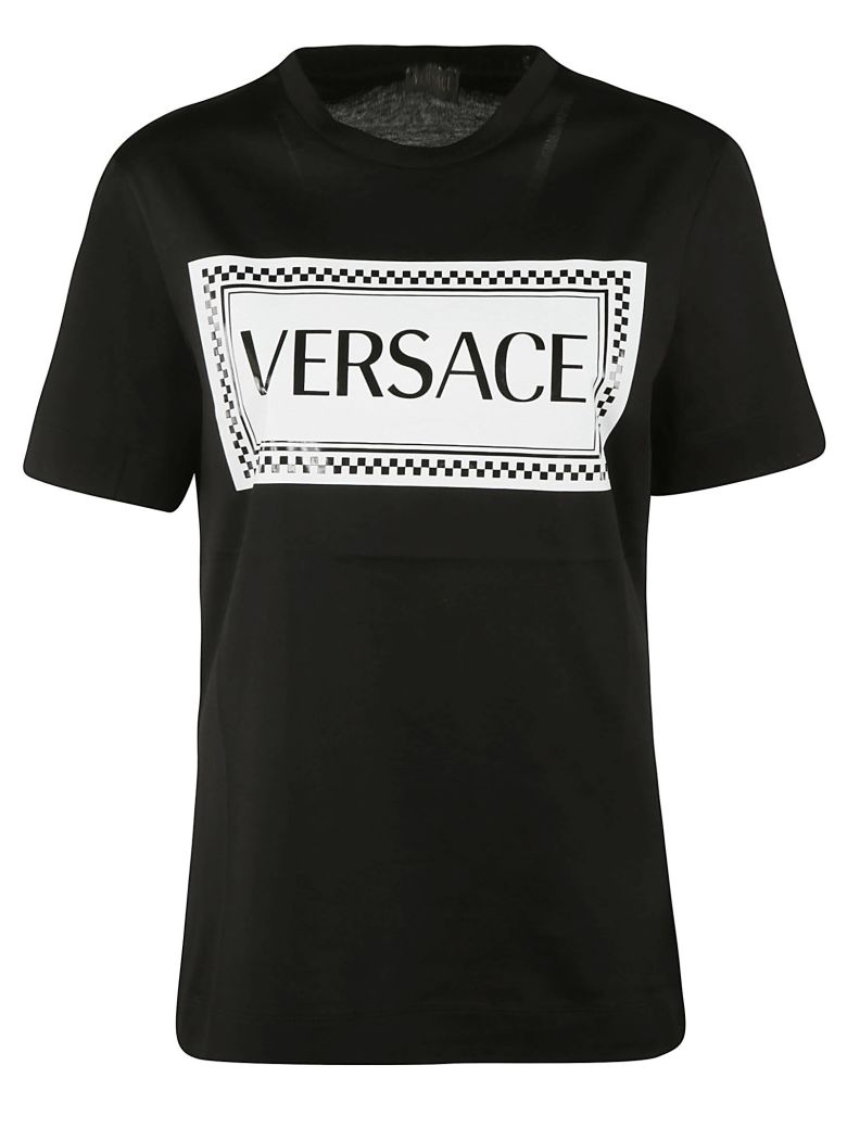 italist | Best price in the market for Versace Versace Printed Logo T ...