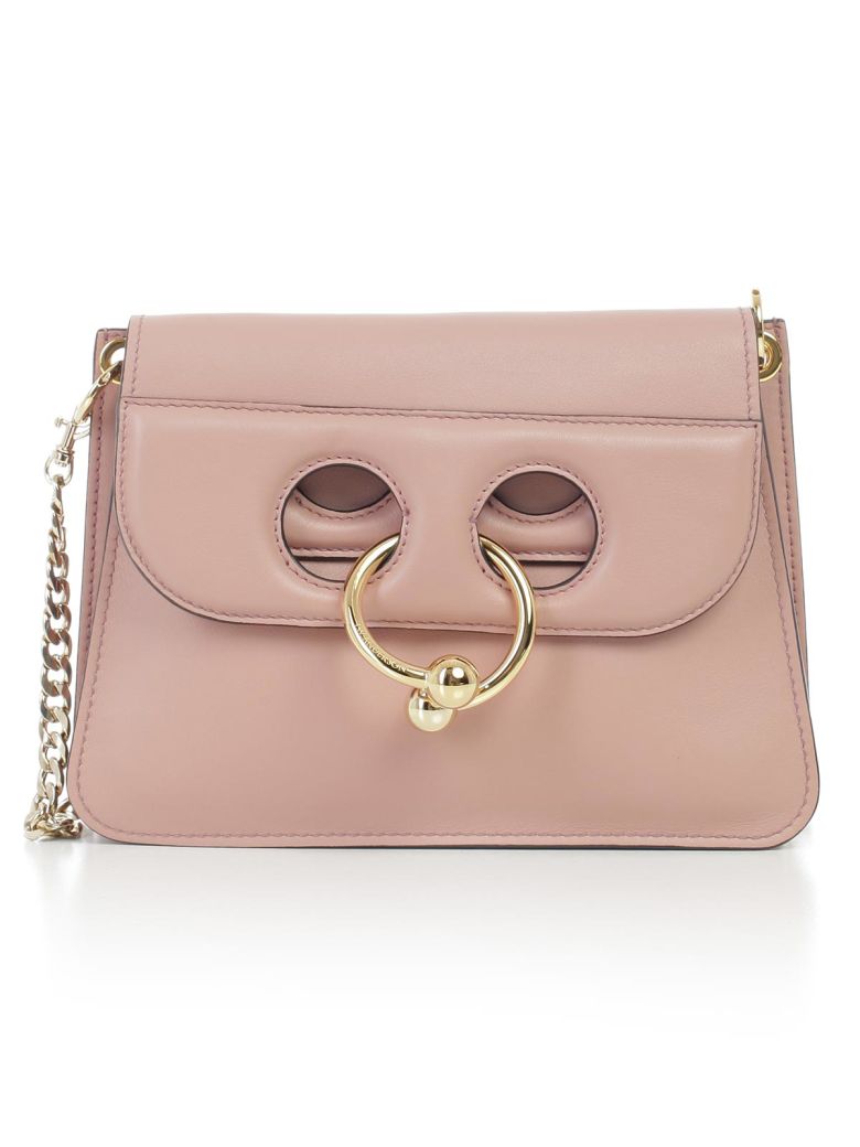 j.w.anderson mini pierce bag in dusty rose