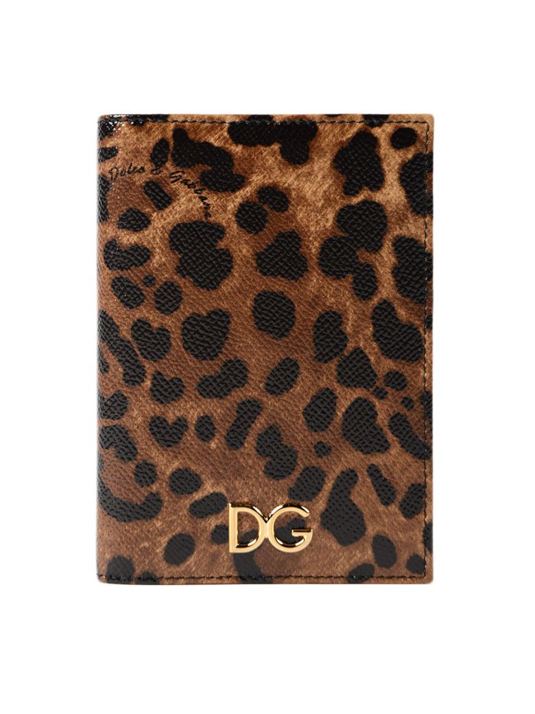 DOLCE & GABBANA DAUPHINE ST. LEO PASSPORT CASE