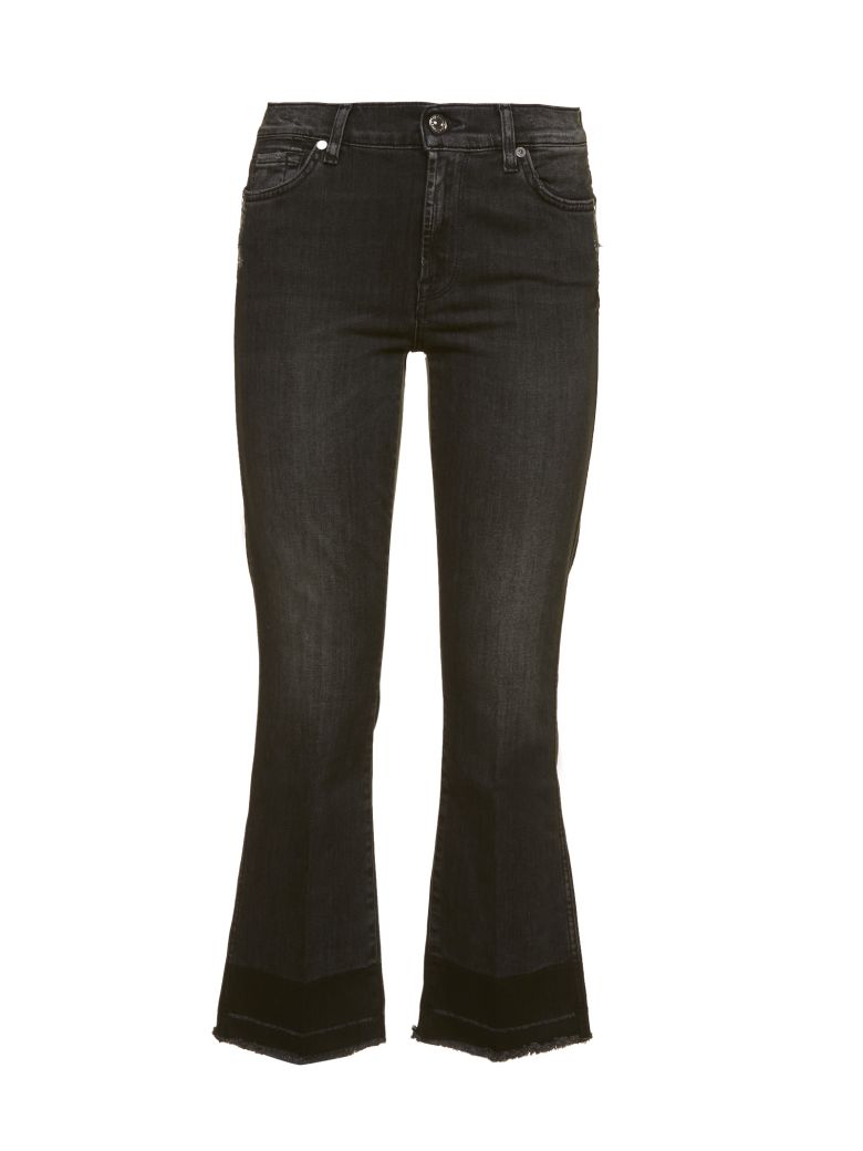 7 FOR ALL MANKIND CROPPED BOOTCUT JEANS,10623352