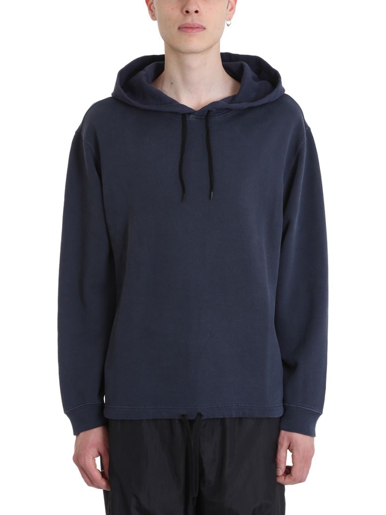 OUR LEGACY BLUE COTTON HOODIE,10631313