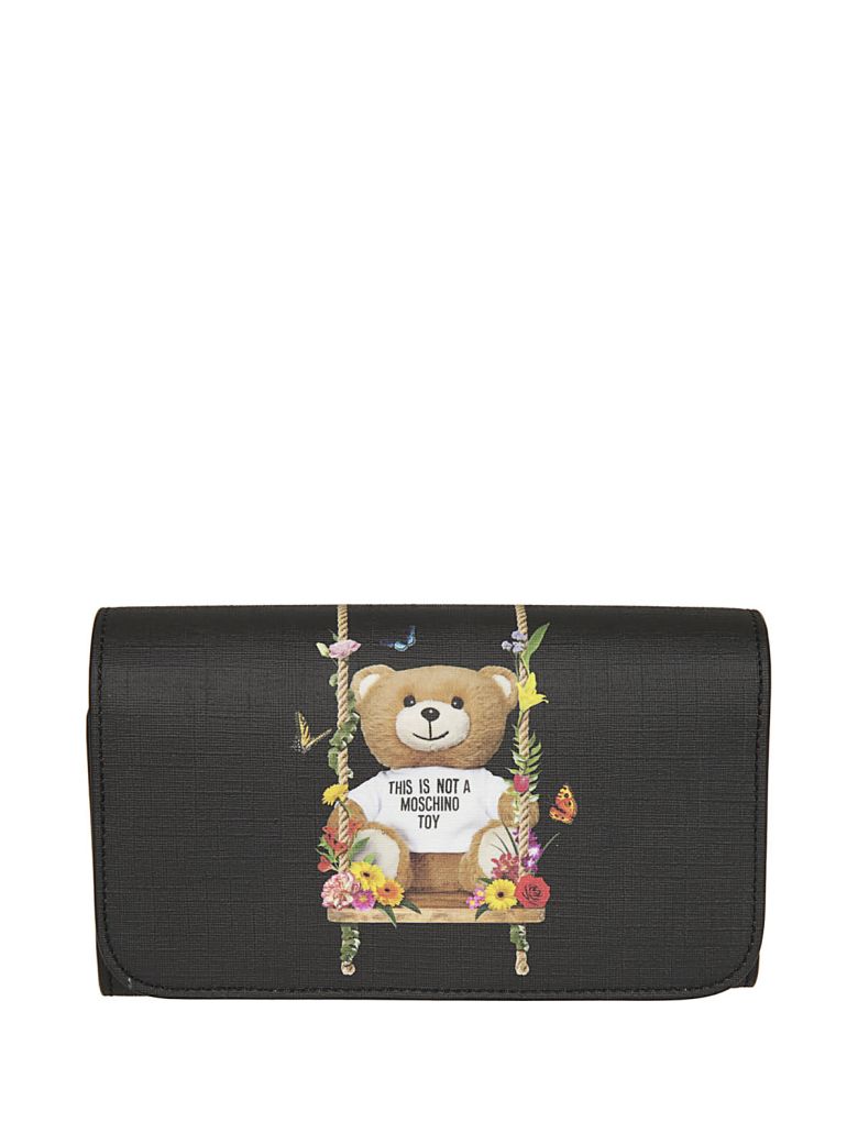 MOSCHINO TOY BEAR CHAIN WALLET,10594466