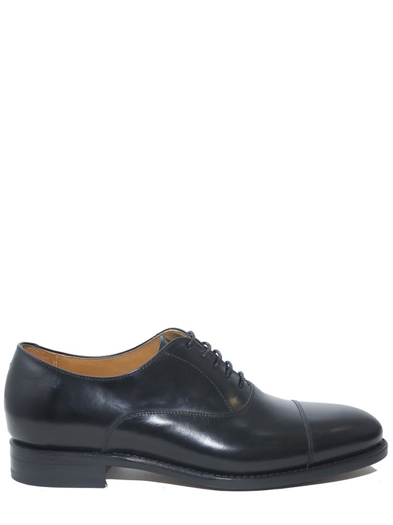 BERWICK - LACE-UP LEATHER SHOES,10616987