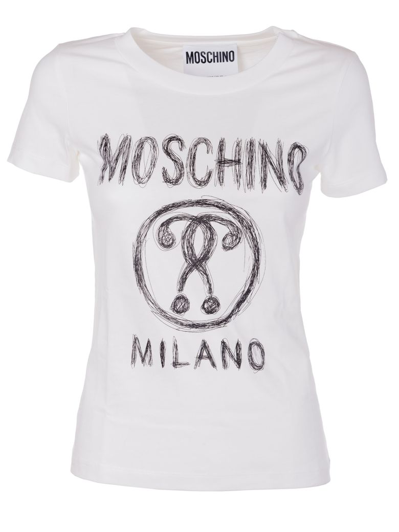 MOSCHINO PRINT T-SHIRT,10595911