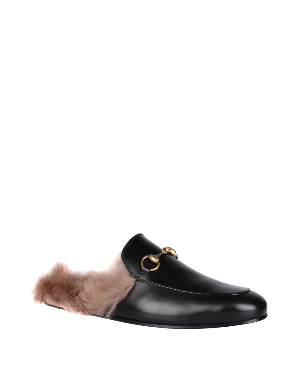Gucci - Gucci Princetown Horsebit Leather Backless Loafers - NERO, Men ...