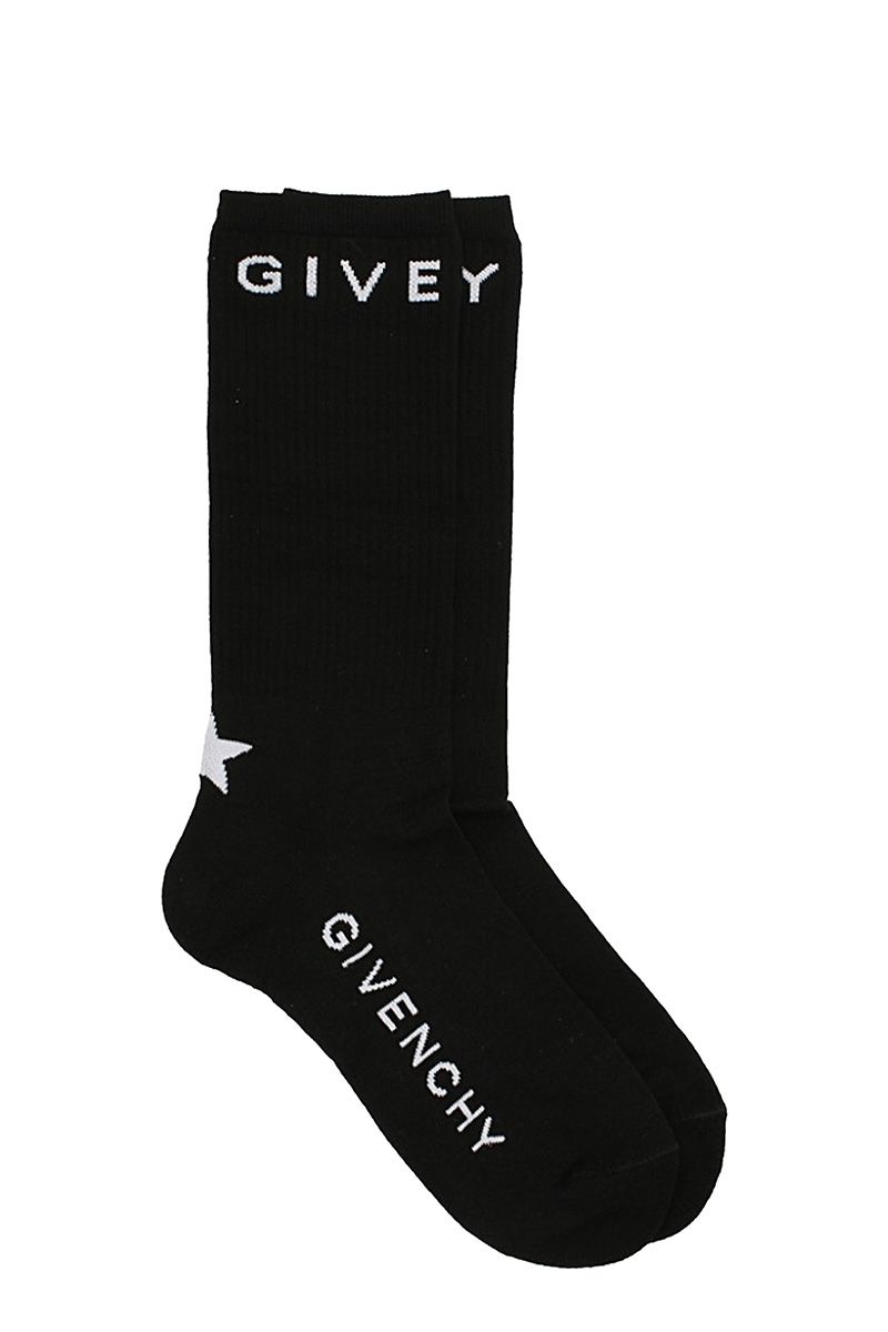 Givenchy Black Cotton Socks - black - 10558010 | italist