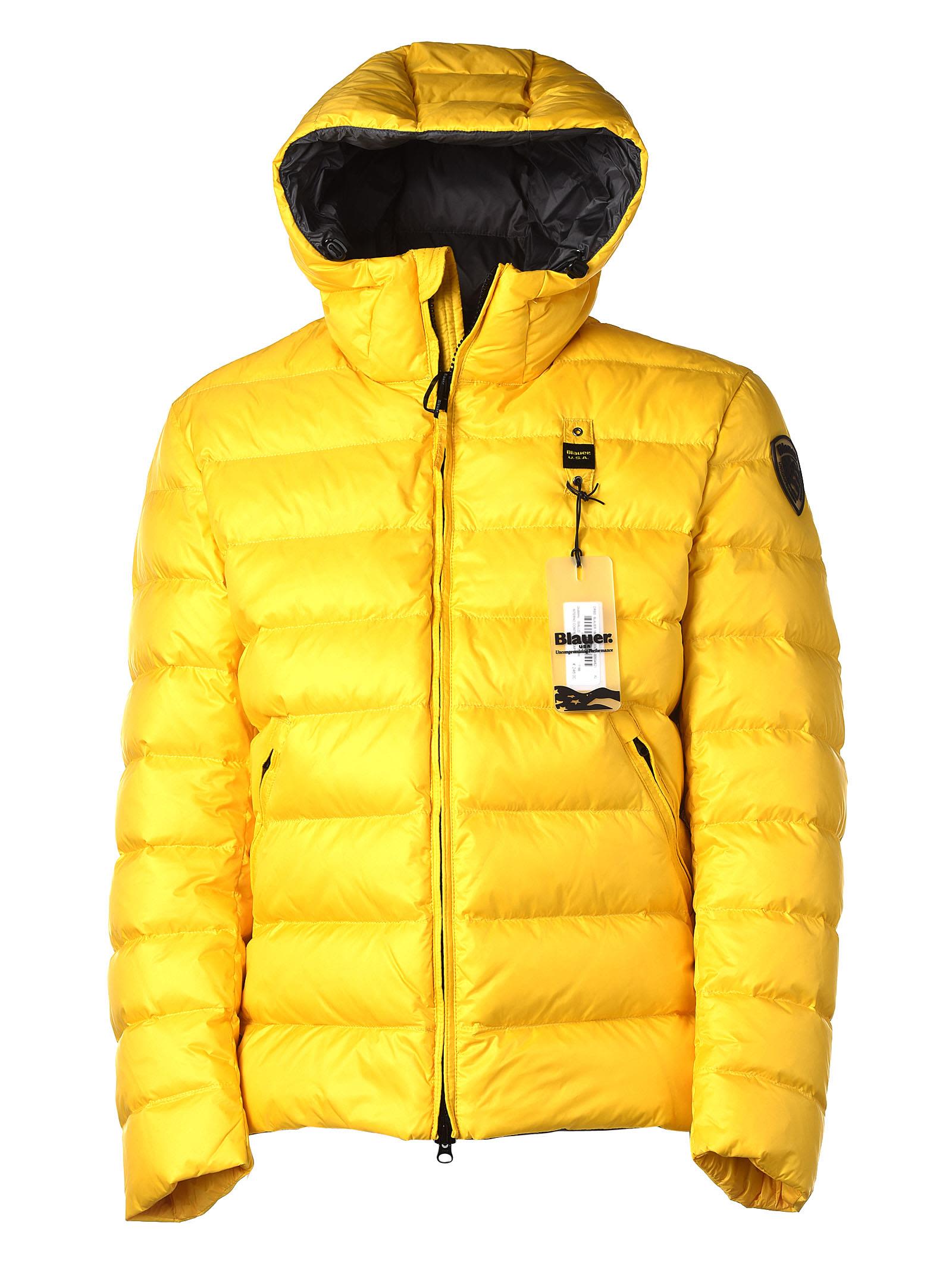 blauer yellow ultra light down jacket in giallo