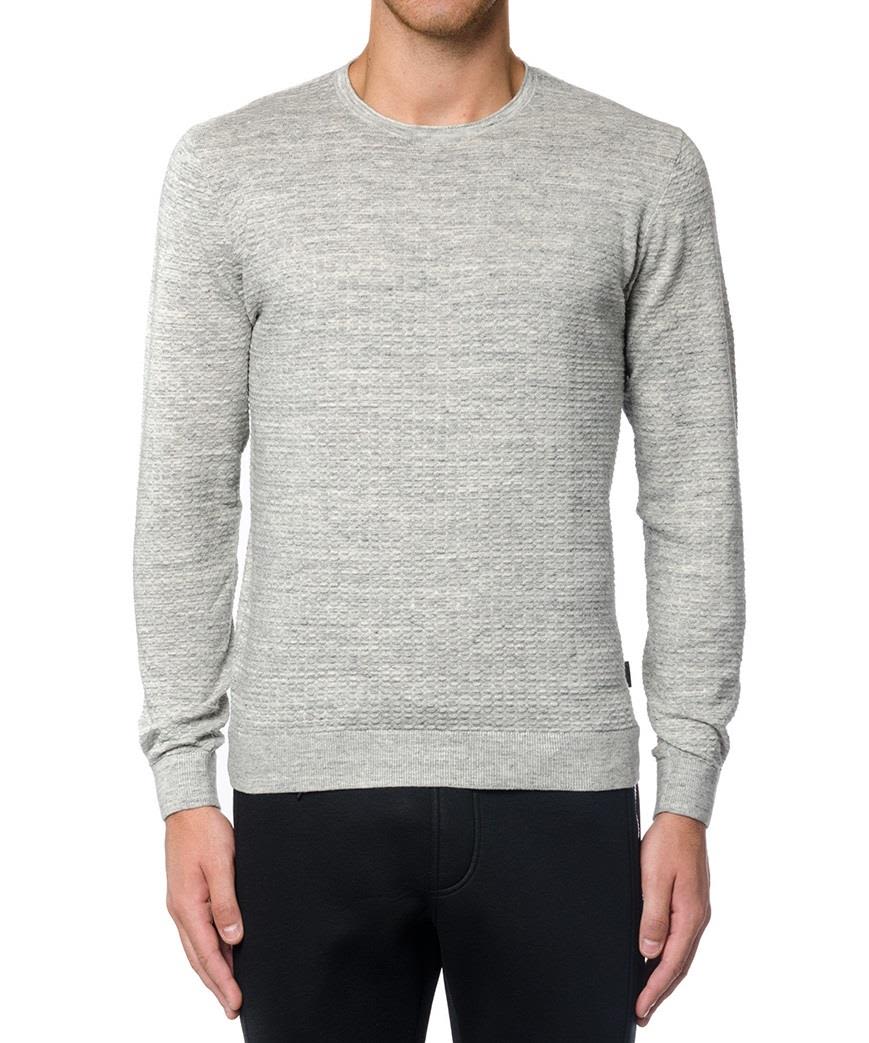 Calvin Klein Structured Knit Sweater - Light grey - 8513817 | italist