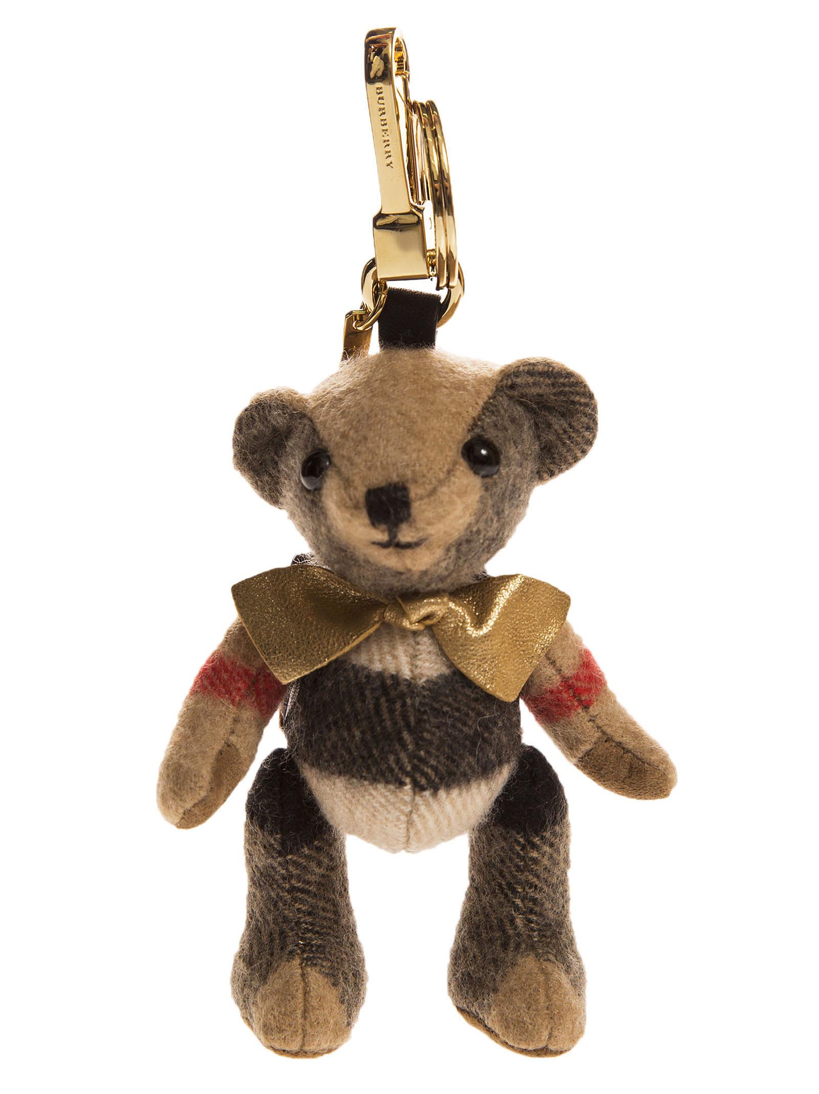 burberry thomas bear charm key ring