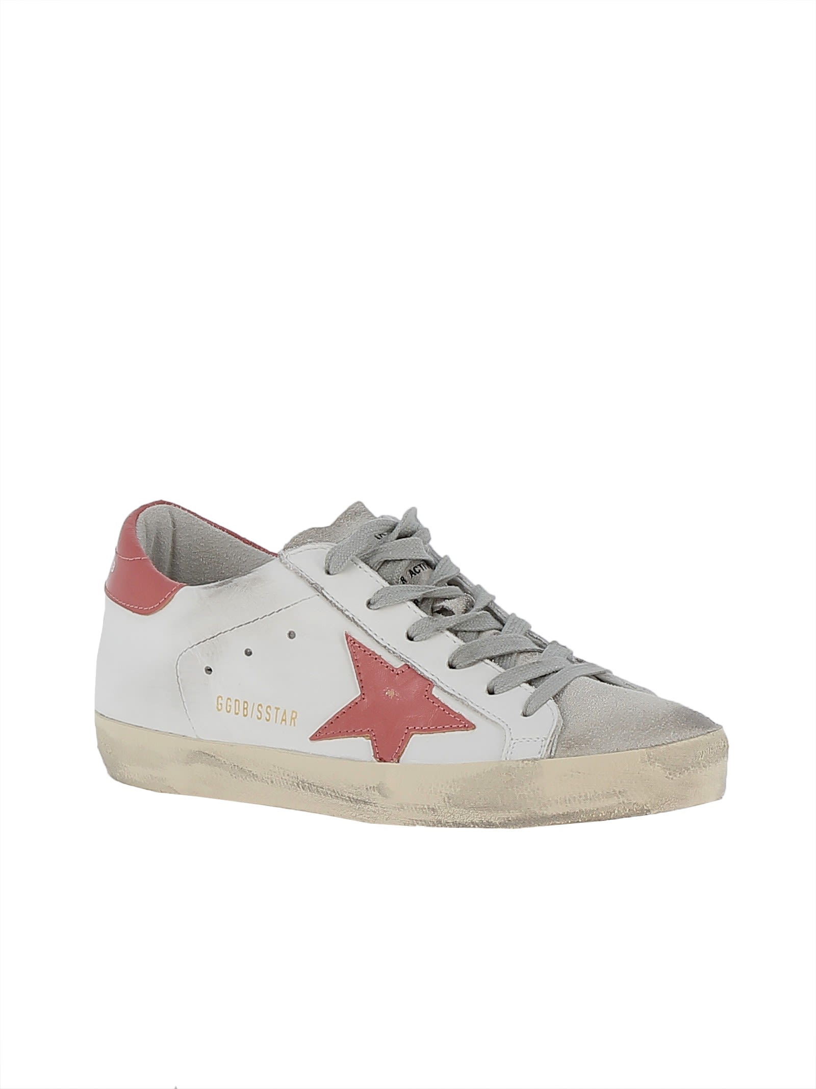 Golden Goose - Golden Goose White/pink Leather Sneakers - WHITE, Women ...