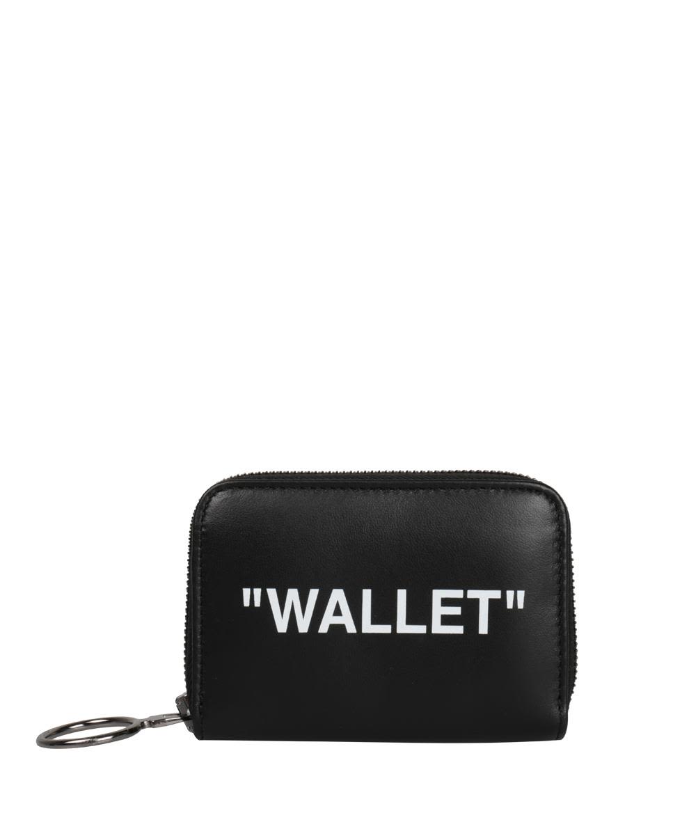 Off-White Leather Wallet - NERO - 10667045 | italist