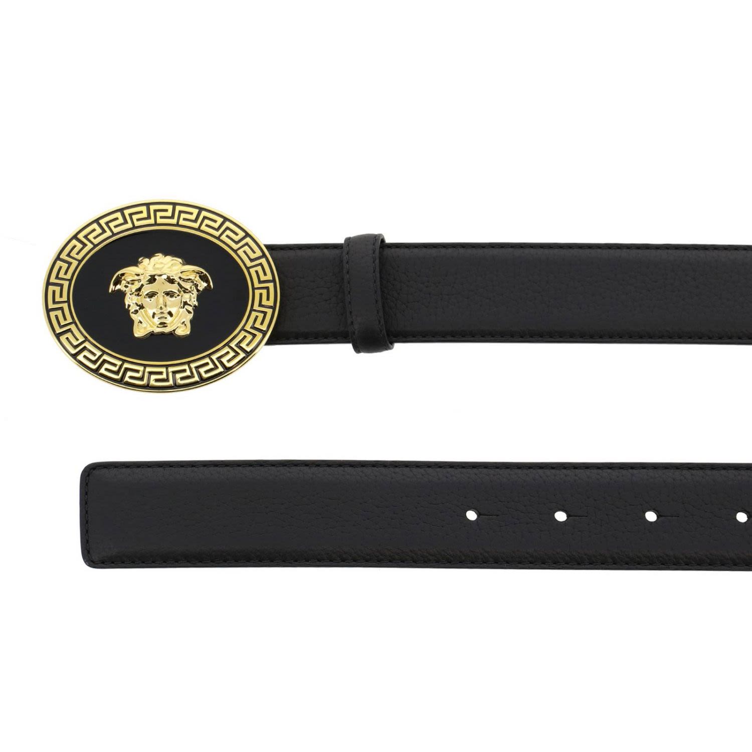 italist | Best price in the market for Versace Belt Belt Men Versace - black - 10686564 | italist