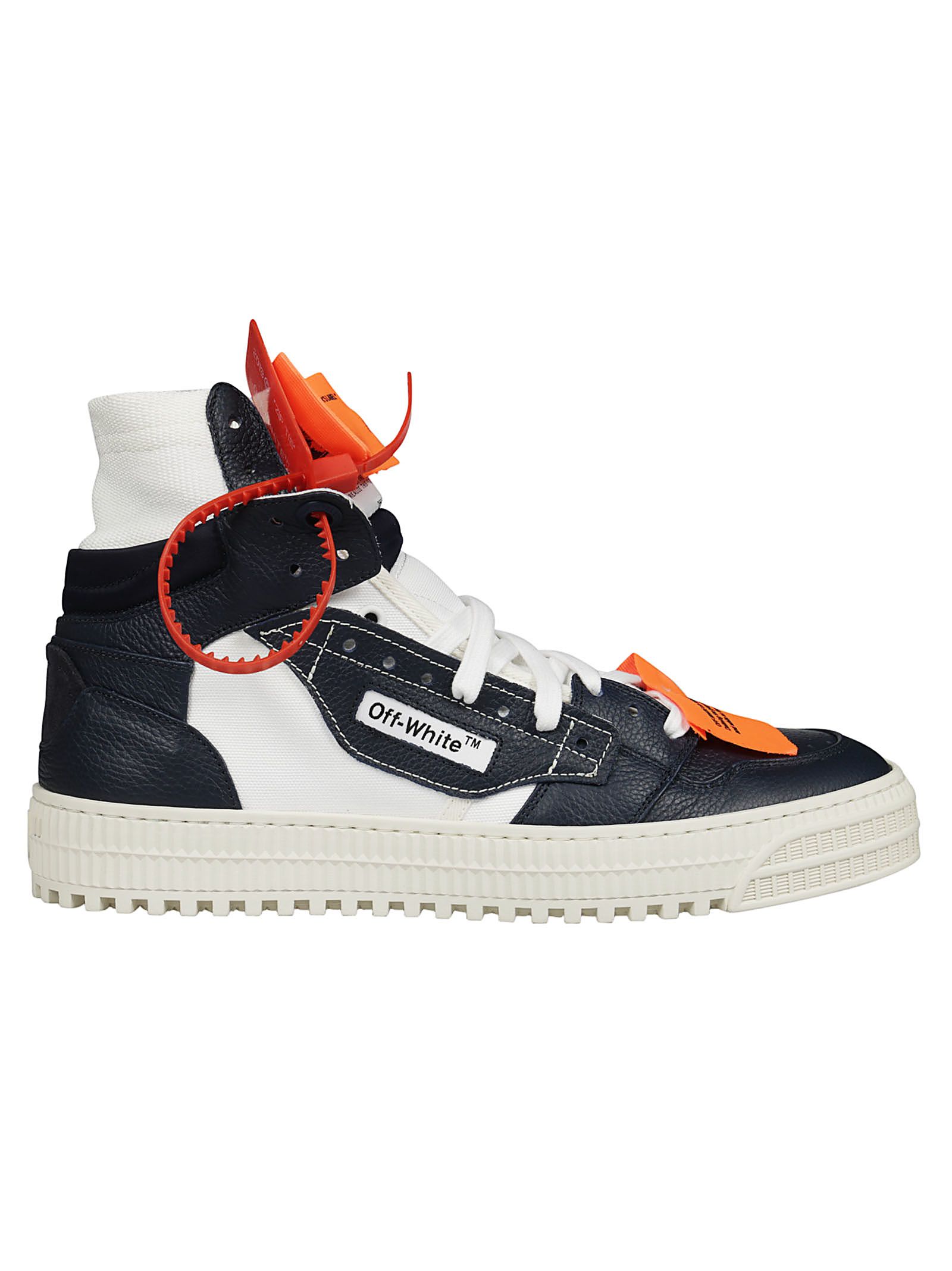 Off-White Off Court High-cut Sneakers - Blu bianco - 10679055 | italist