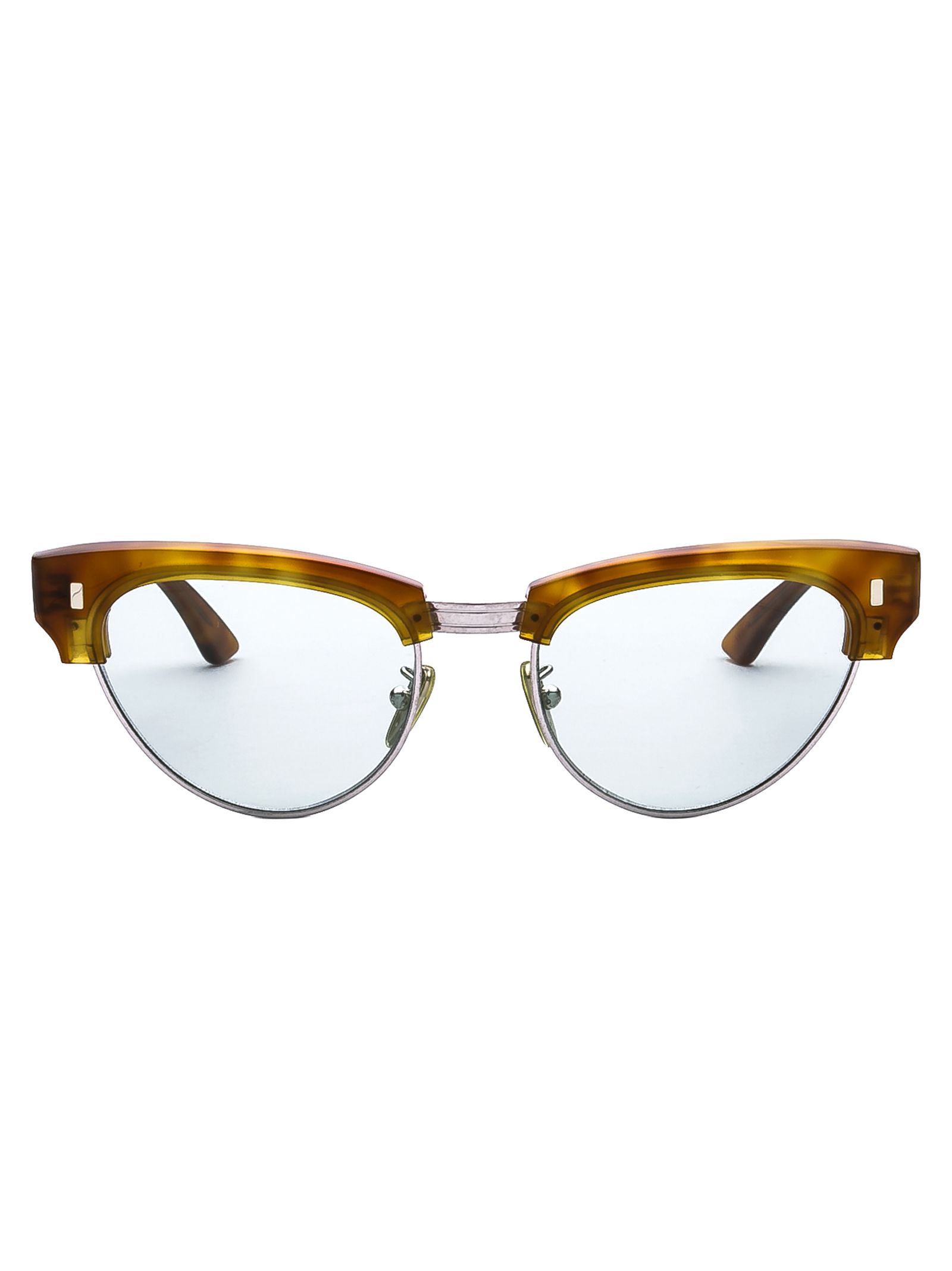 celine cline eyewear logo detail sunglasses in brown