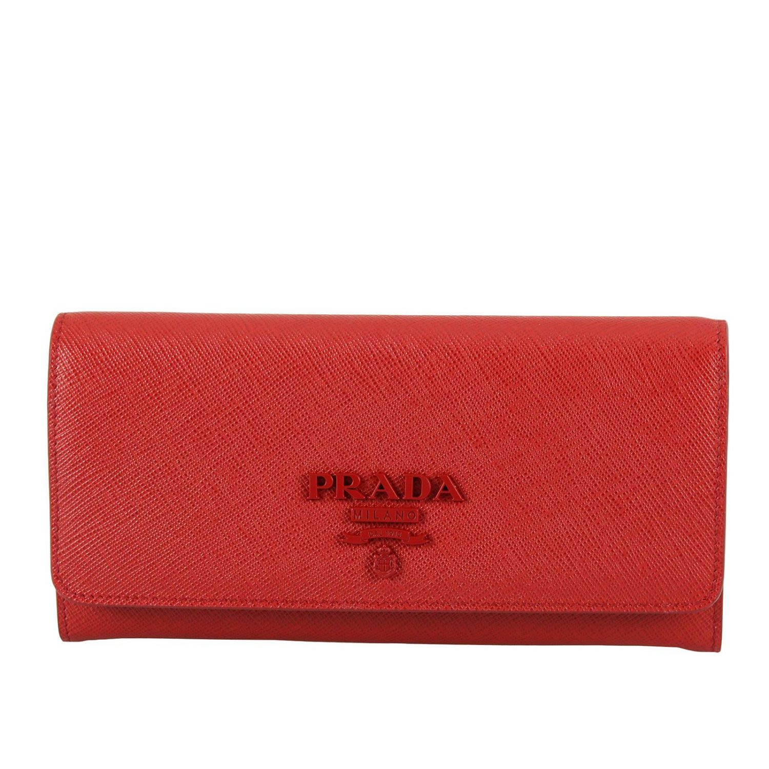italist | Best price in the market for Prada Wallet Wallet Women Prada - red - 10494837 | italist