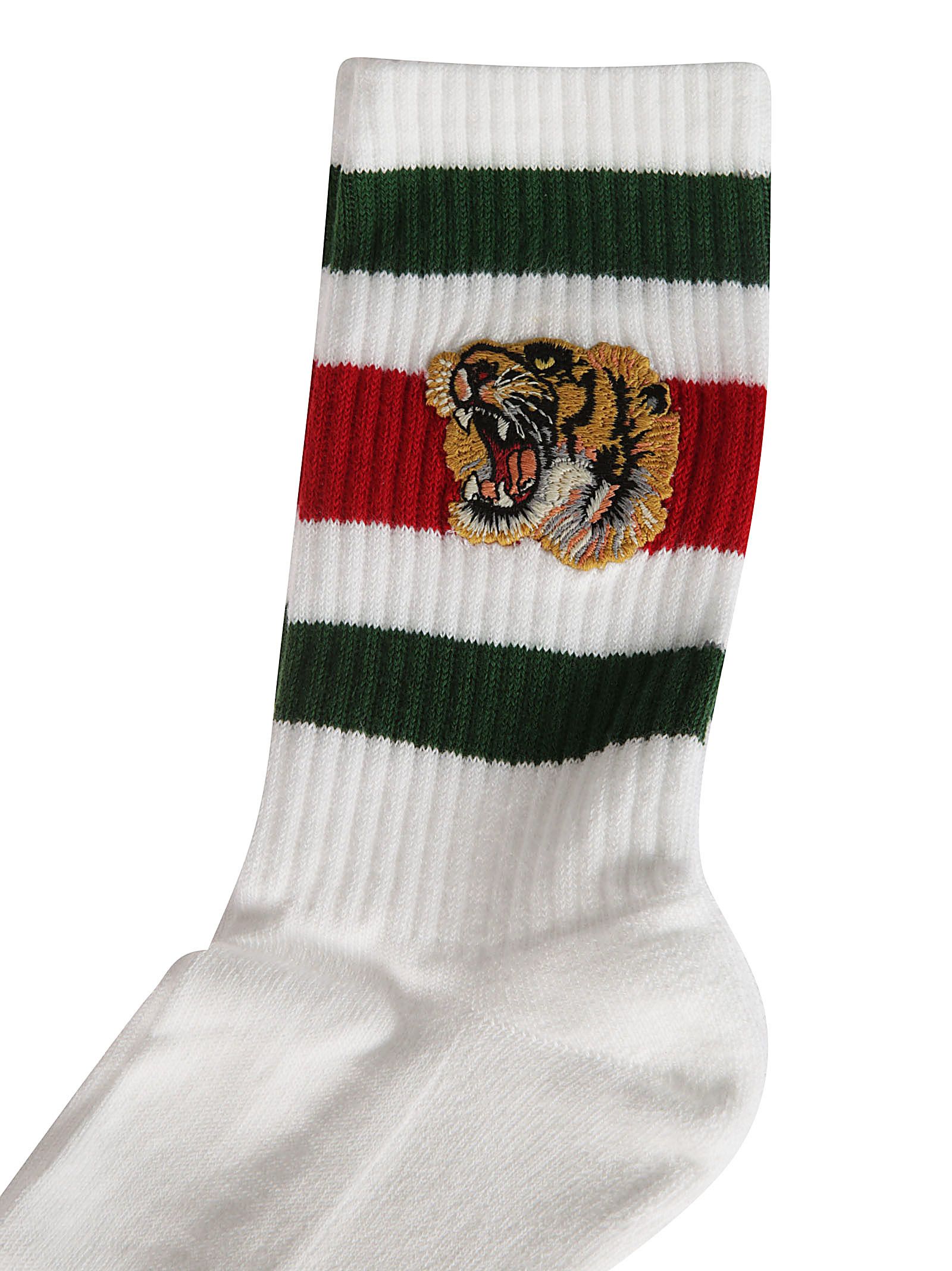 italist | Best price in the market for Gucci Gucci Tiger Motif Socks ...