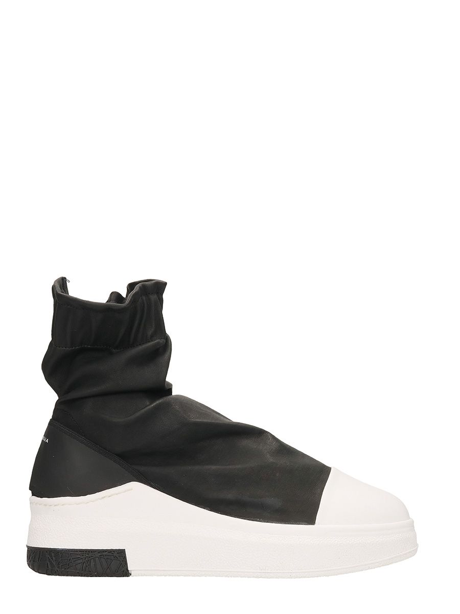 Cinzia Araia - Cinzia Araia Black Leather Sneakers - black, Women's ...