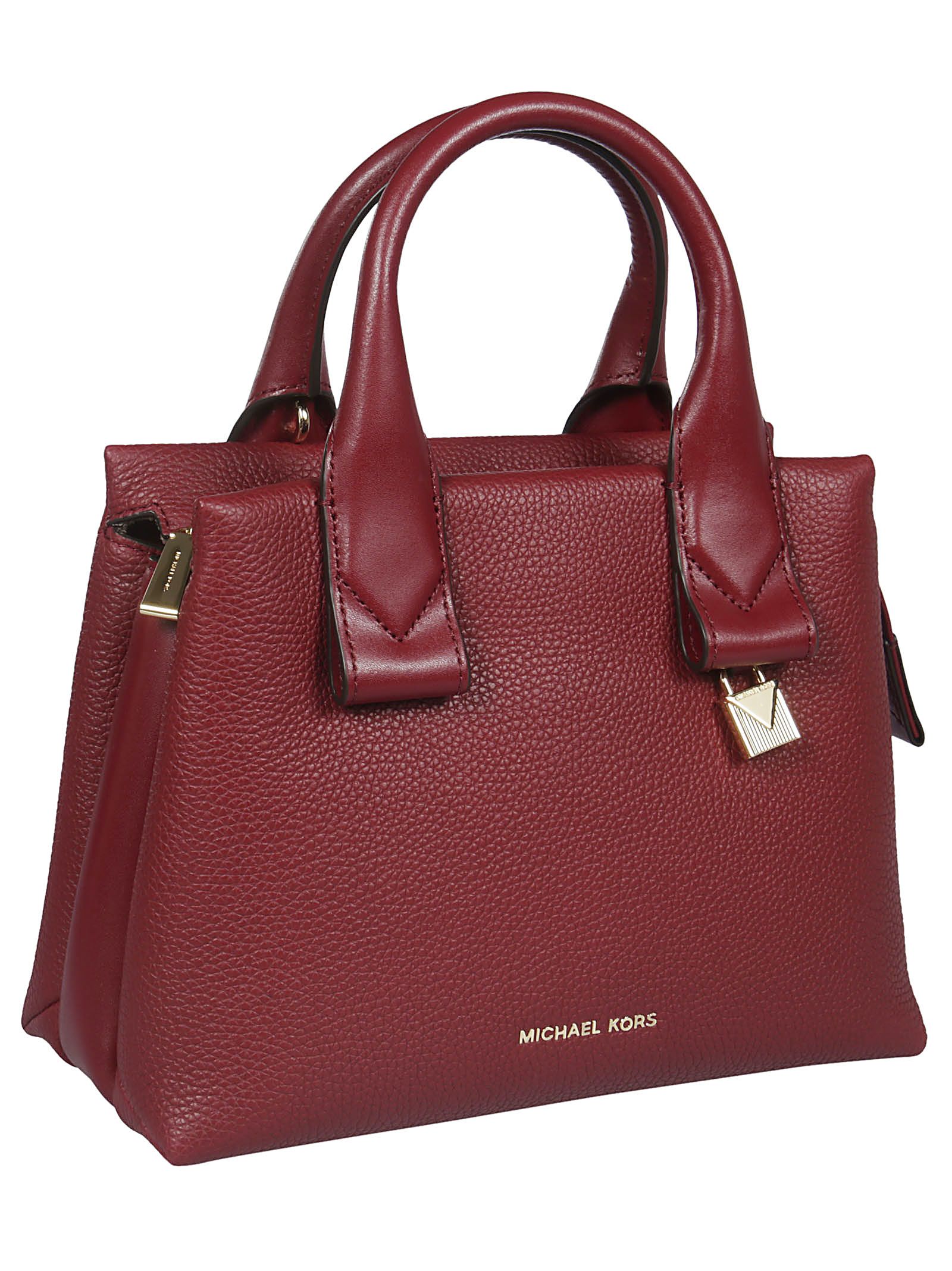 michael kors maroon tote bag