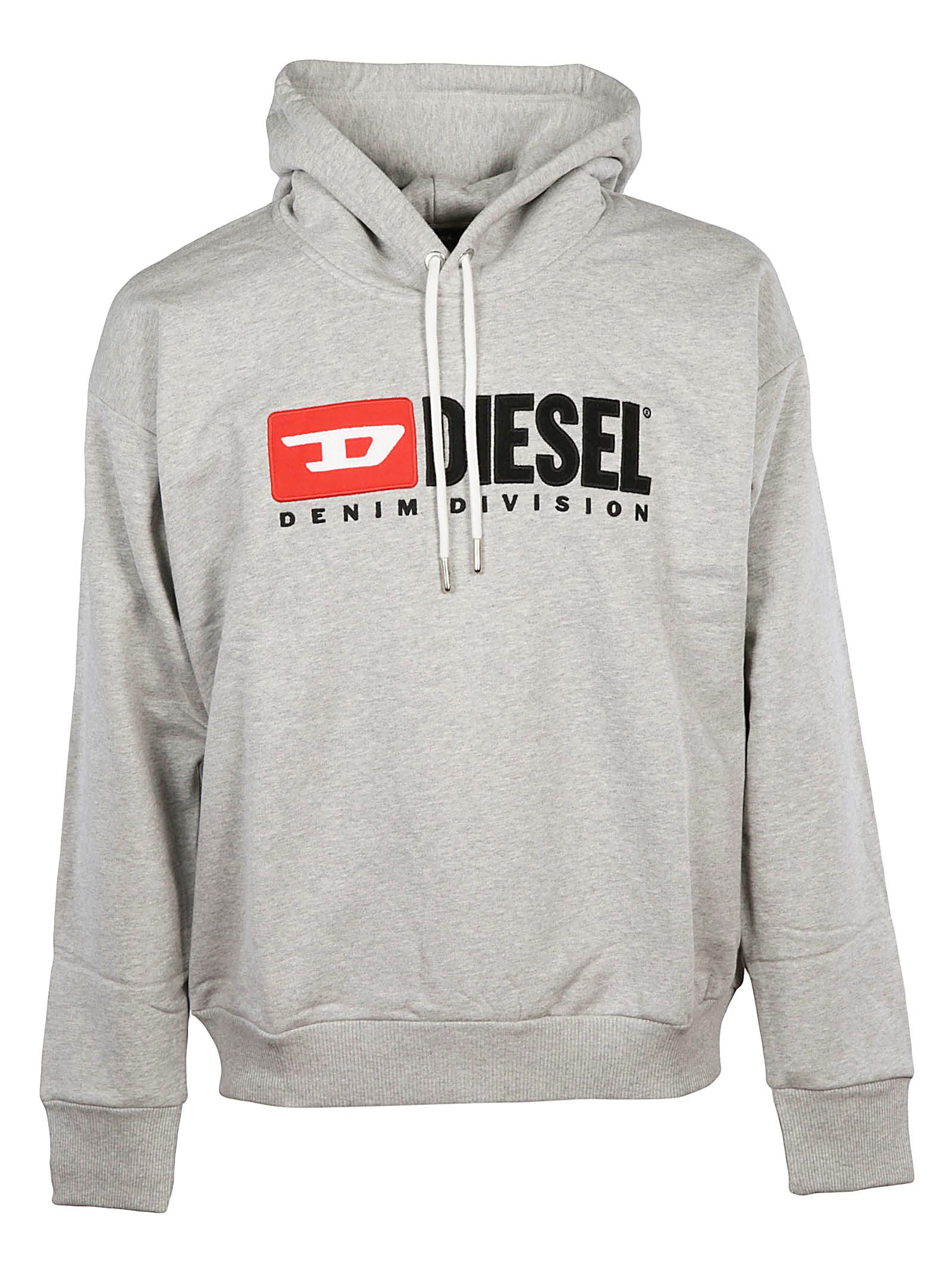 italist | Best price in the market for Diesel Diesel Logo Hoodie ...