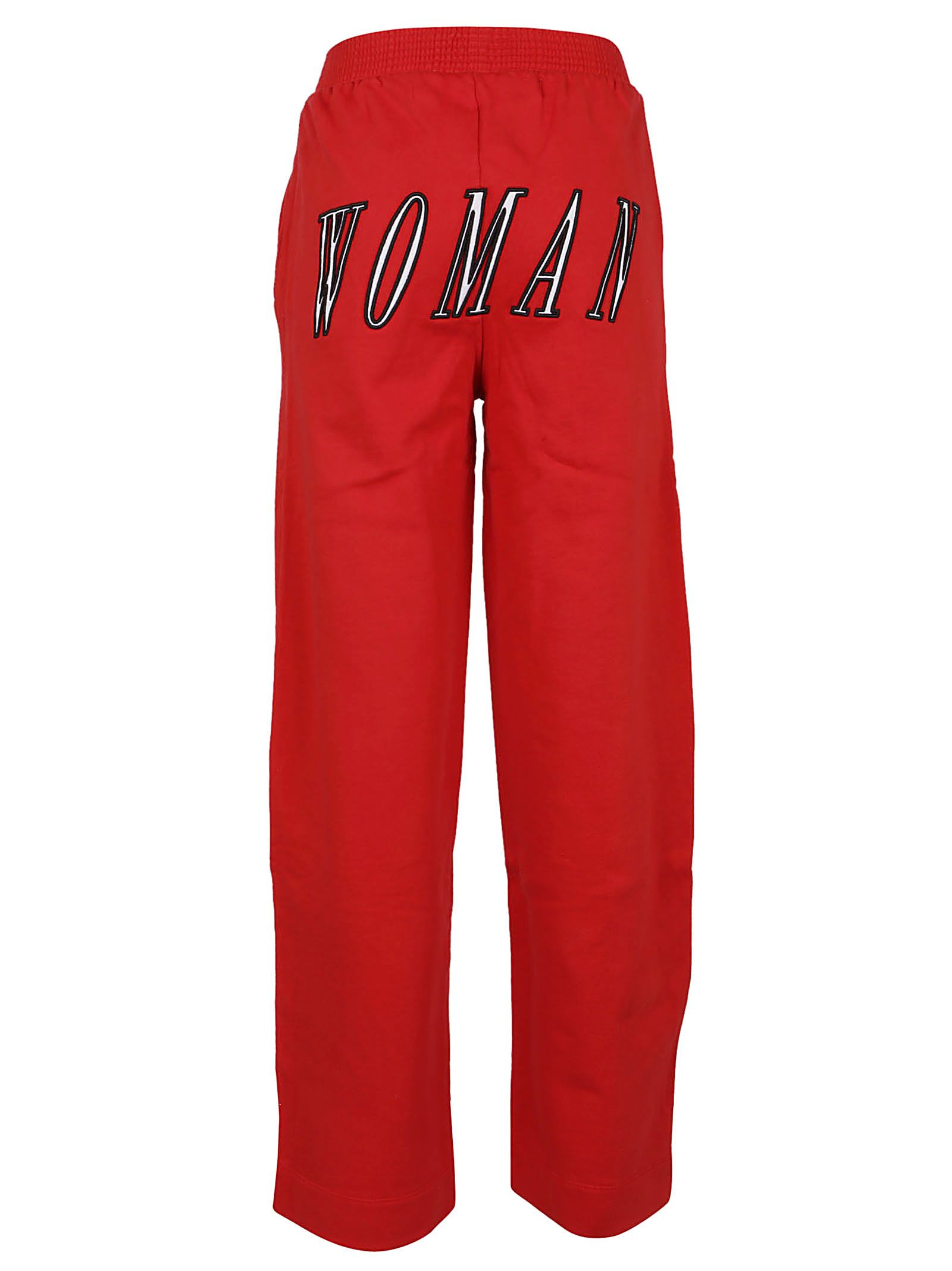 pants with red and white stripe