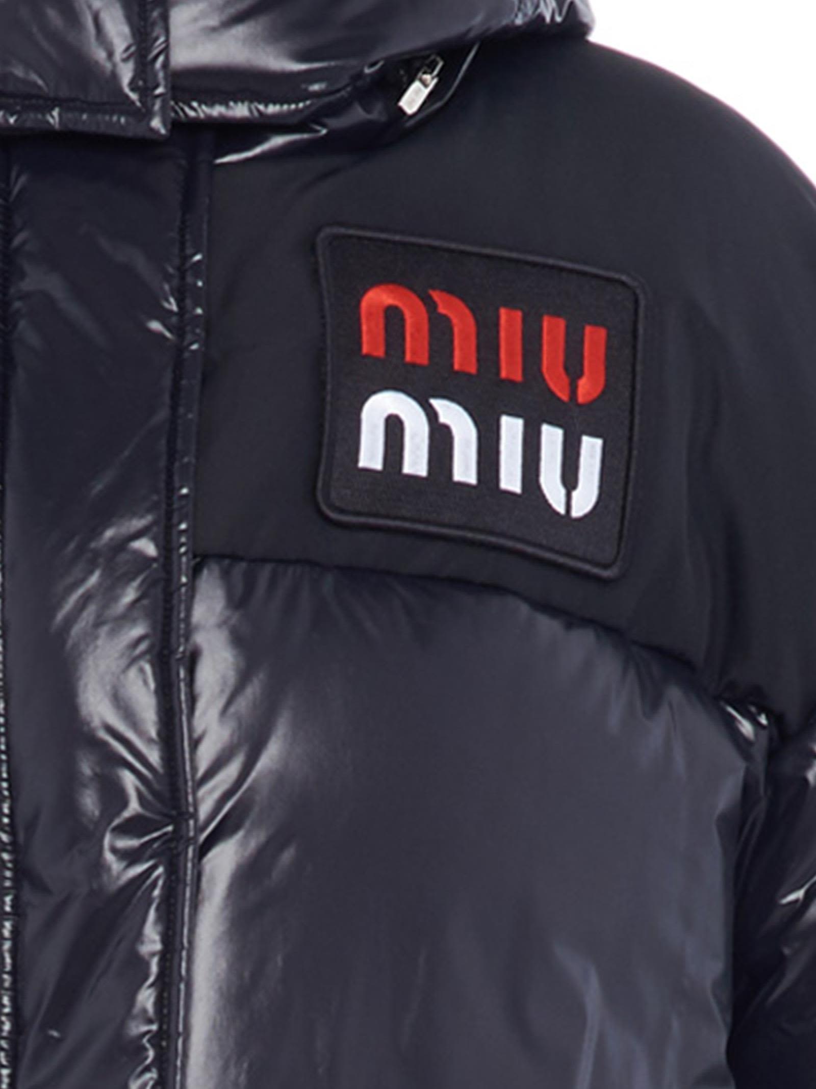 italist | Best price in the market for Miu Miu Miu Miu Jacket - Black - 10710671 | italist