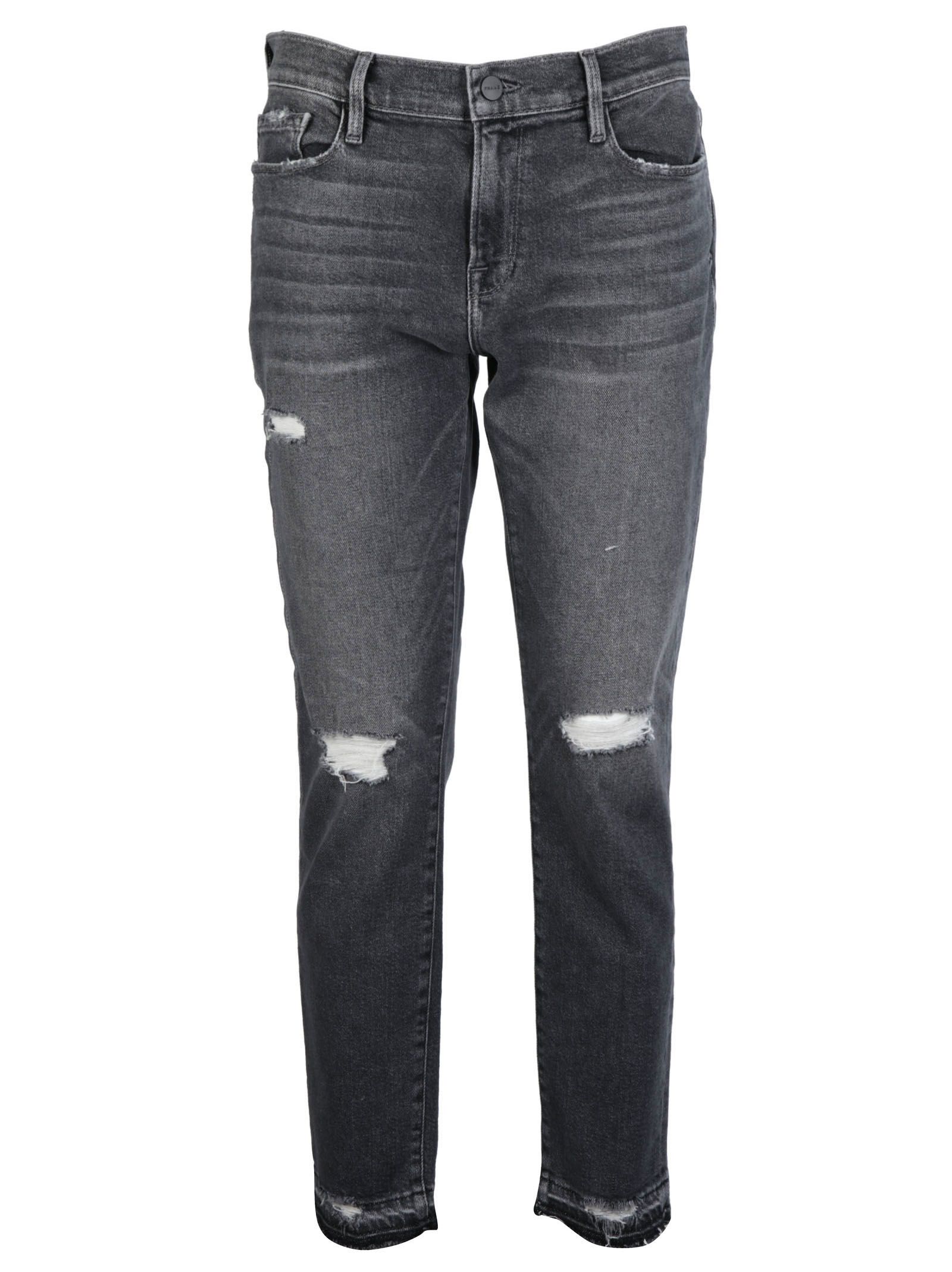 italist | Best price in the market for Frame Frame Distressed Jeans ...