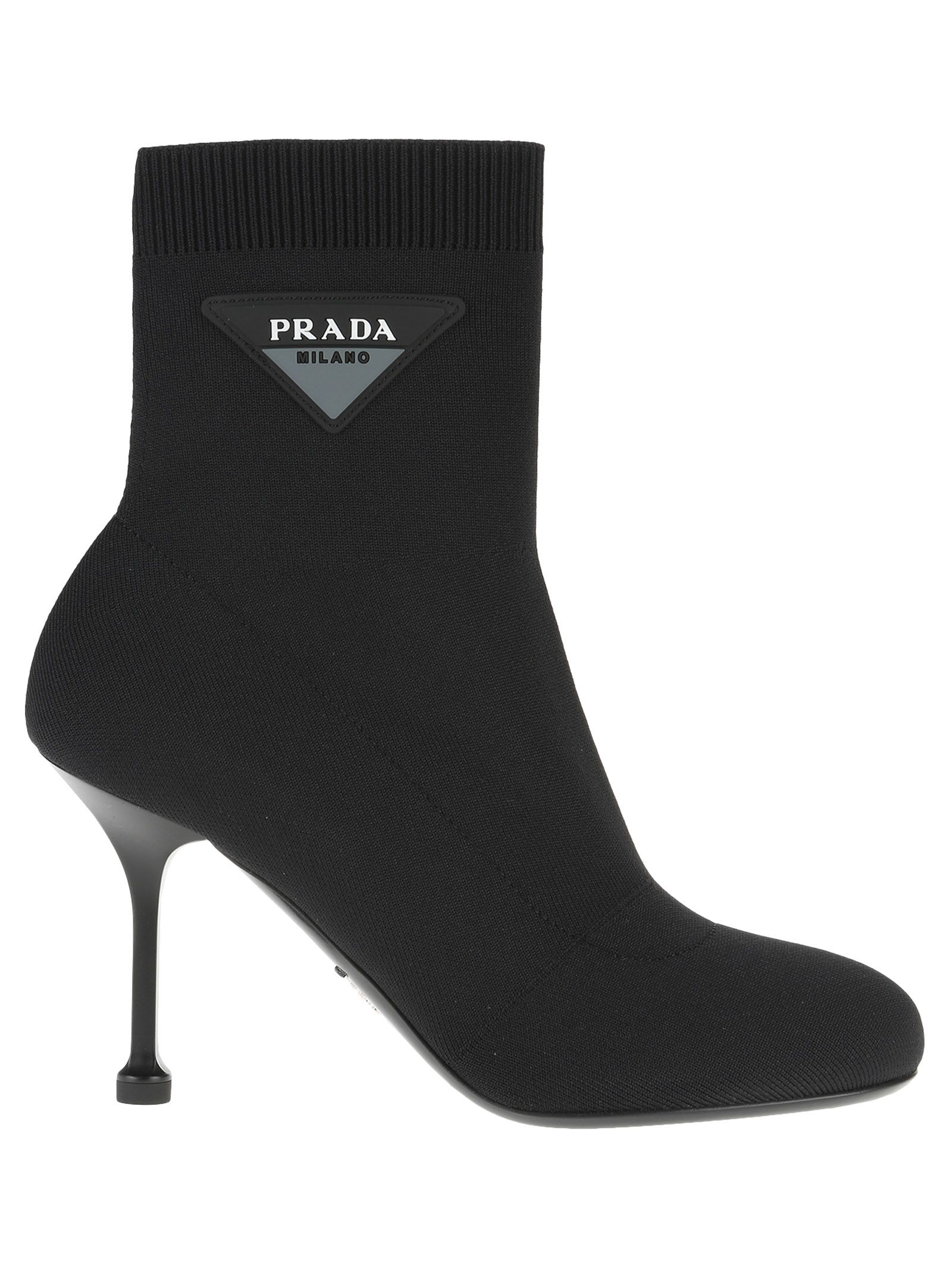 italist | Best price in the market for Prada Prada Sock Boot Triangle ...
