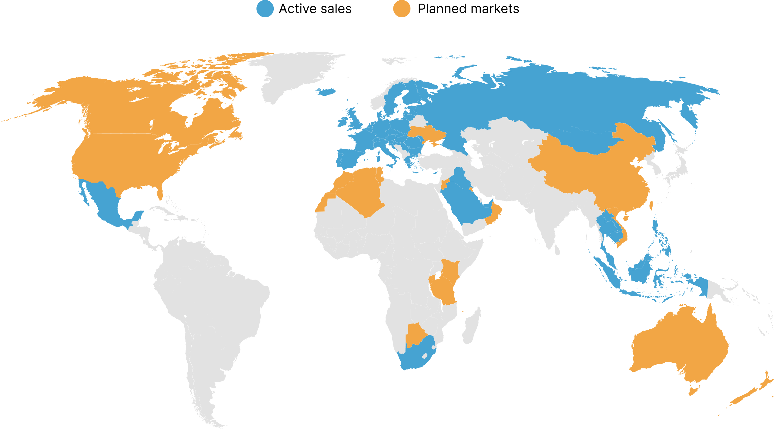 Markets map