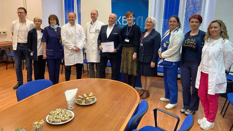 JGL Makes Sizeable Donation to the Department of Haematology of the Clinical Hospital Centre Rijeka
