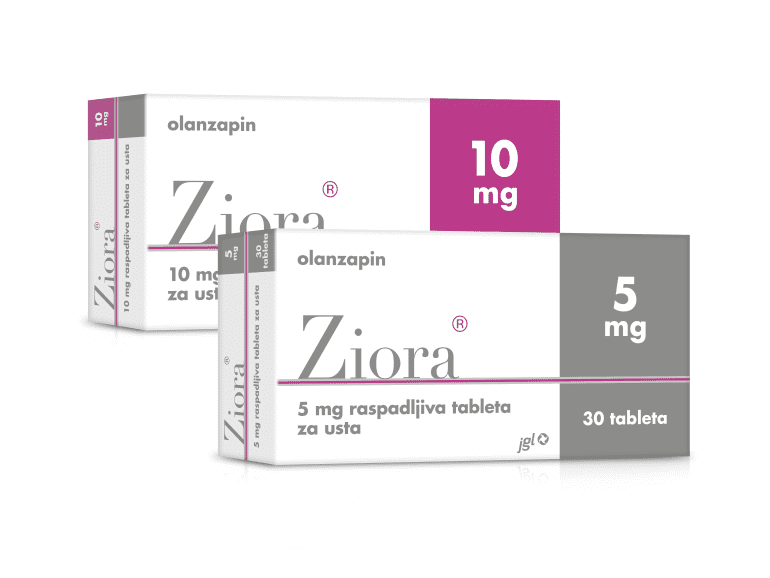 Ziora raspadljiva tableta za usta