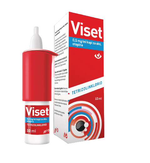 Viset 0,5 mg/ml kapi za oko, tetrizolinklorid otopina