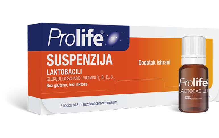 Prolife dobre bakterije - suspenzija u bočici, ampule