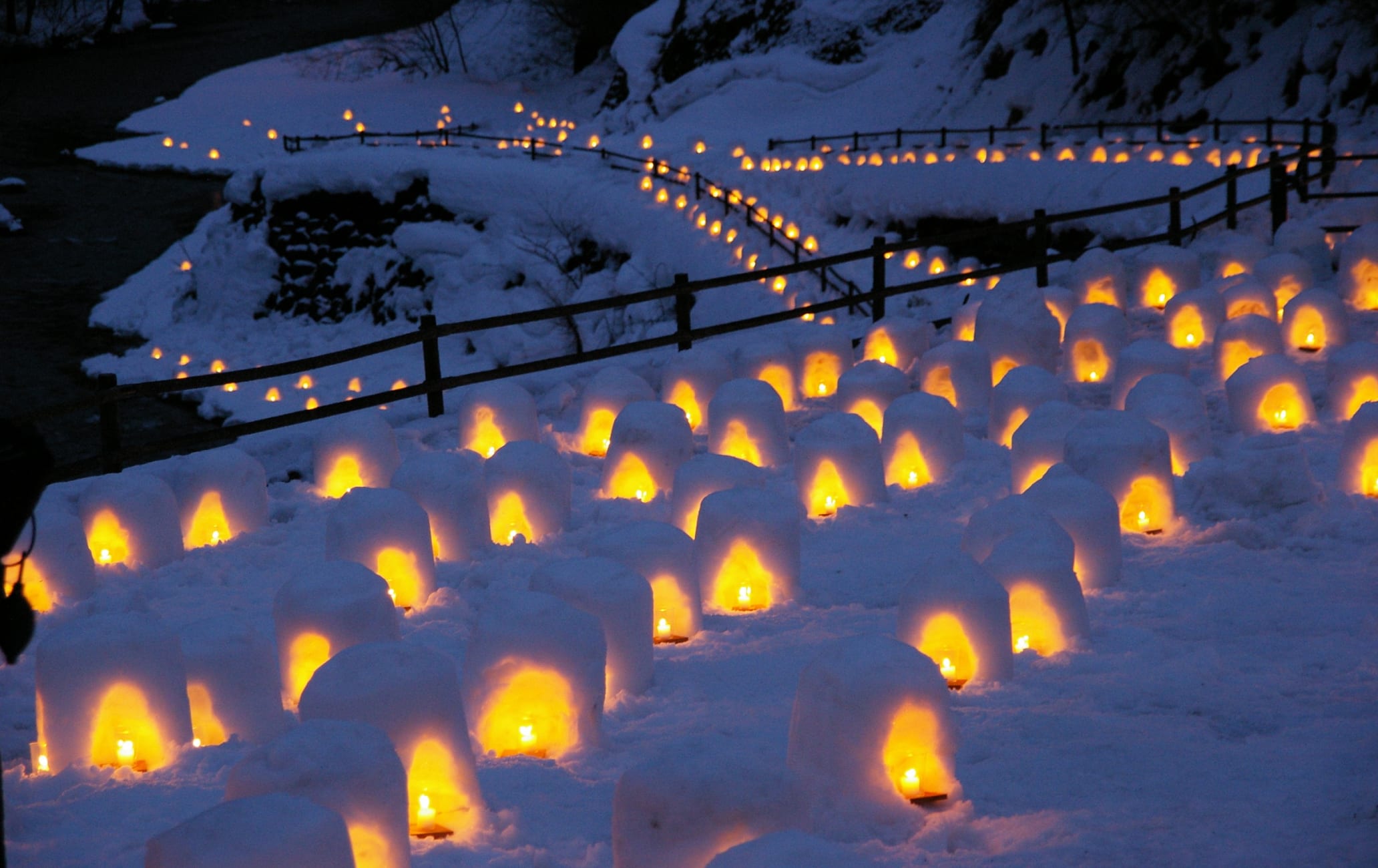 Yunishigawa-onsen KAMAKURA Snow House Festival