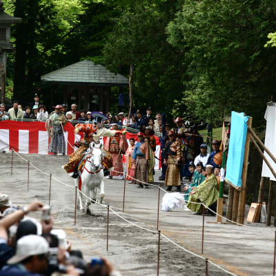 Das große Frühlingsfest Toshogu Shunki in Nikko