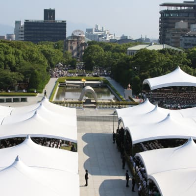Cérémonie du Mémorial de la paix d'Hiroshima