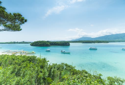 Glass-Bottom Boat at Kabira